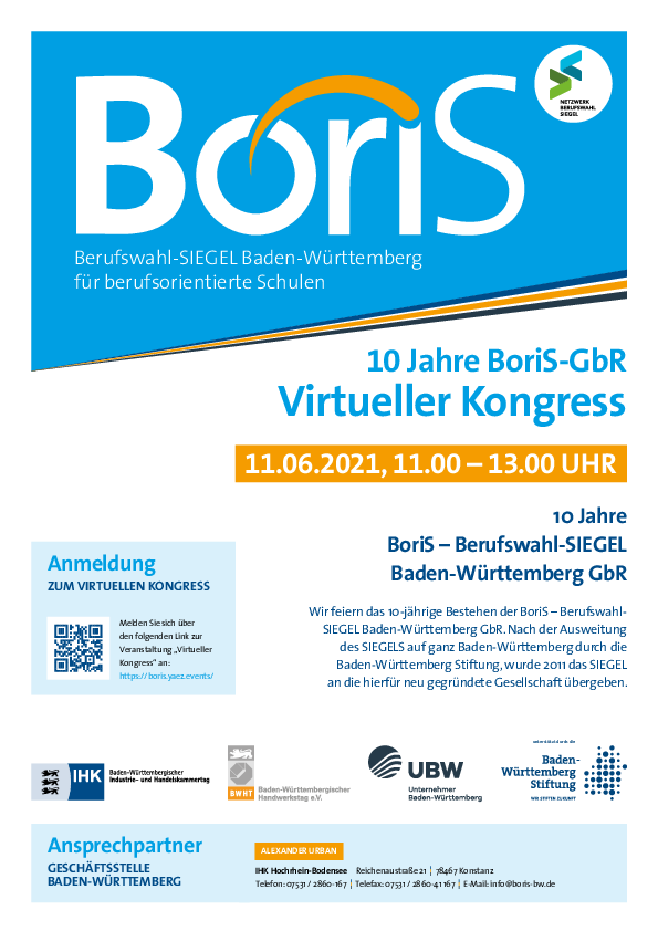 Einladungsflyer BoriS-Kongress